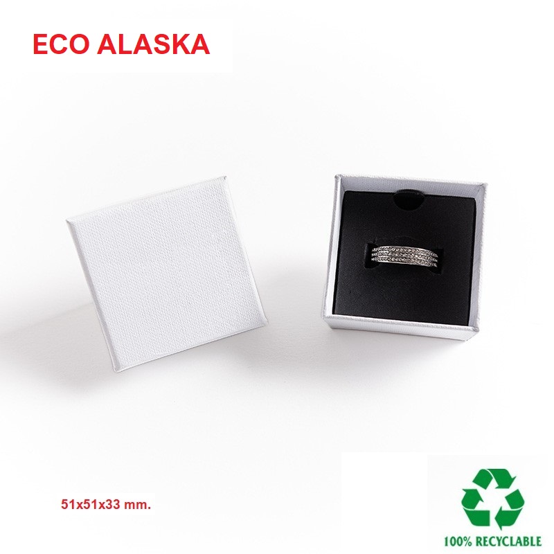 Caja Eco Alaska sortija 51x51x33 mm.